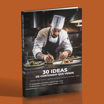 Pack de 30 ideas de contenido que venden para Restaurantes